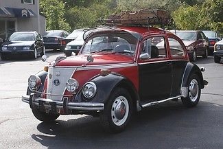 Volkswagen : Beetle - Classic 1970 red custom bug beetle