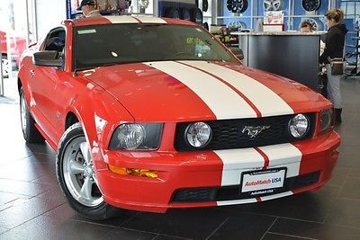 Ford : Mustang GT Premium 55 120 miles 1 owner gt red white stripes satellite radio 4.6 l