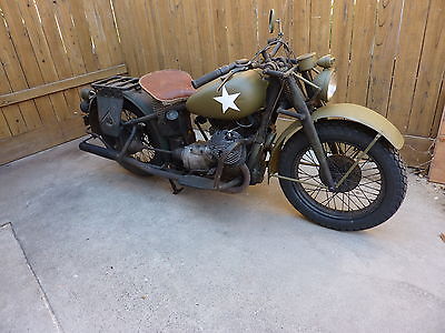 Indian 1942 indian 841 rare ww 2 xa knucklehead henderson indian four chief pre war look