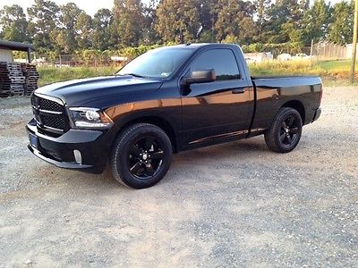 Ram : 1500 Black Express 2014 ram 1500 black express hemi low miles upgrades