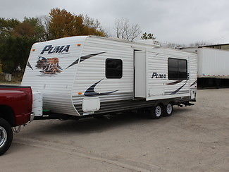 FOR SALE 2010 PALOMINO PUMA TRAVEL TRAILER CAMPER WITH SLIDEOUT CLEAN INTERIOR
