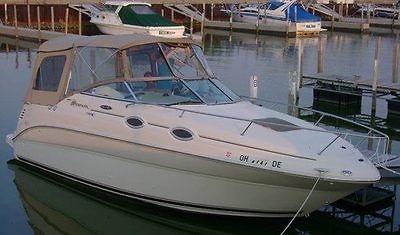 2002 SEA RAY 240 SUNDANCER CABIN CRUISER. Low hours; Fresh water only; clean