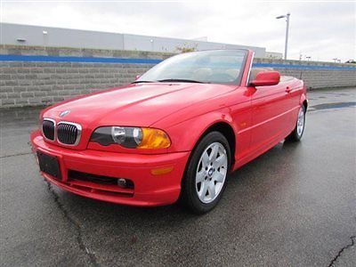 BMW : 3-Series 325Ci 325 ci 3 series 2 dr convertible automatic gasoline 2.5 l straight 6 cyl red