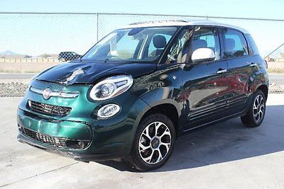 Fiat : 500 L Easy 2014 fiat 500 l easy damaged repairable fixable rebuilder project salvage wrecked