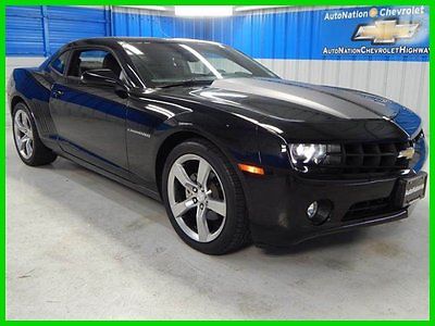 Chevrolet : Camaro 1LT RS Silver Rally Stripe 20s Halos 1 Owner Chevy Camaro Sport Coupe 25234 Mile LT '11 Black Automatic Racing Stripe Rally