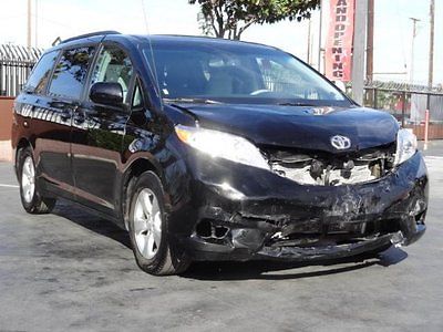 Toyota : Sienna LE 2014 toyota sienna le damaged rebuilder project salvage wrecked repairable save
