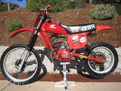 Honda : CR 1979 honda cr 125 elsinore red rocket dirt bike motorcycle ahrma mx motox fox