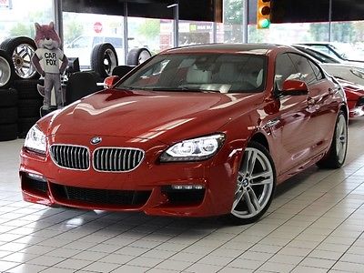 BMW : 6-Series Base Sedan 4-Door 650 i gran coupe vermillion red on ivory leather factory warranty
