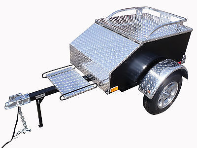 Lumina Pull Behind Motorcycle Cargo Trailer – Tow Out Of The Shadow