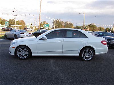 Mercedes-Benz : E-Class 4dr Sedan E550 Luxury RWD 2010 mercedes benz e 550 white we finance very low miles nav show room 22 975