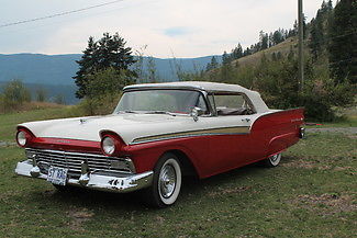 Ford : Fairlane 500 Convertible 1957 ford fairlane 500 convertible classic 312 t bird v 8 59 842 original miles