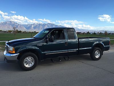 Ford : F-250 XLT Extended Cab Pickup 4-Door 1999 ford f 250 xlt extended cab 4 door diesel powerstroke 7.3 l green machine