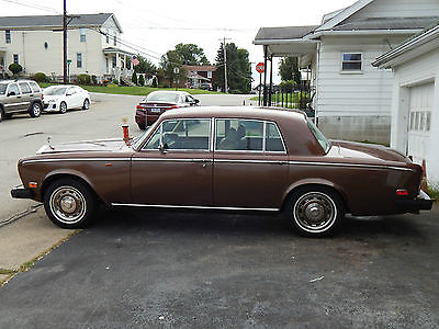 Rolls-Royce : Silver Shadow Matalic Sabel EXT., Tan Connley Hides Interior 1976 rolls rolls silver shadow southern car unique classic well maintained