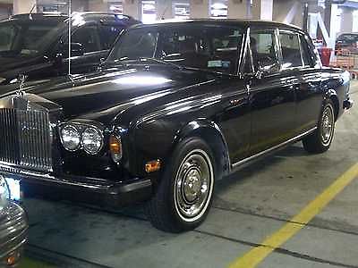 Rolls-Royce : Silver Shadow four door sedan Black silver Shadow II