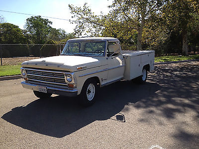 Ford : Other Pickups F250 390 CID Ford 68 F250 Ranger Dually Factory Utility Bed, New 390 V8 RV CAM, Rat Rod, Tow