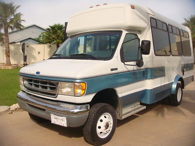 Ford : E-Series Van Bus-Door Champion Conversion Ford 1997 E-350 15-Passenger Quigley 4x4 Van or Bus