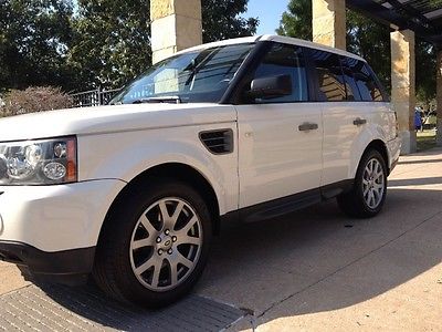 Land Rover : Range Rover HSE 2009 range rover sport hse whie black one owner clean carfax perfect