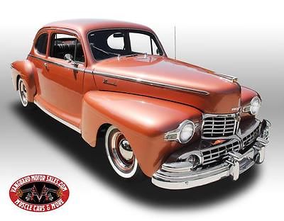 Lincoln : Other 47 lincoln street rod coupe steel loaded 460 show rare