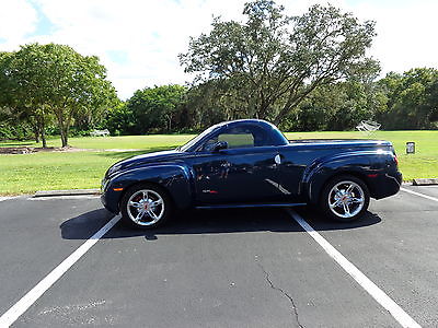 Chevrolet : SSR Base Convertible 2-Door aqua blue metallic,excellent condition,retractable hardtop,6.0L V8 6speed manual