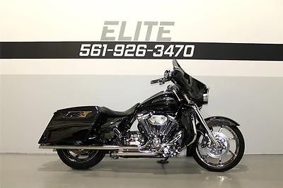 Harley-Davidson : Touring 2012 harley screamin eagle street glide flhxse 3 cvo black 418 a month video wow