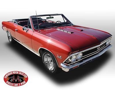 Chevrolet : Chevelle 138 SS 1966 chevelle true ss solid gorgeous convertible