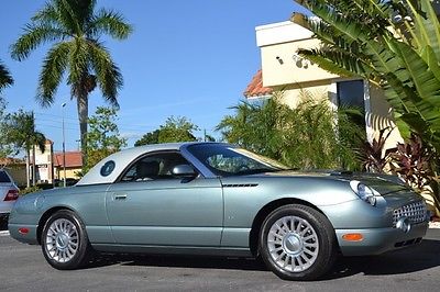 Ford : Thunderbird Pacific Coast Roadster 2004 ford thunderbird pacific coast roadster 2 k miles florida kept one owner