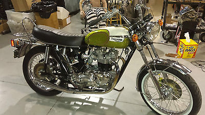 Triumph : Bonneville Other Makes 1976 Triumph Motorcycle Restored And Custom Painted By Dave Bell