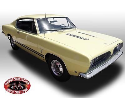 Plymouth : Barracuda 68 formula s cuda numbers matching 383 fastback show