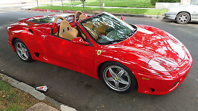 Ferrari : 360 Spider 2002 ferrari spider 360 convertible