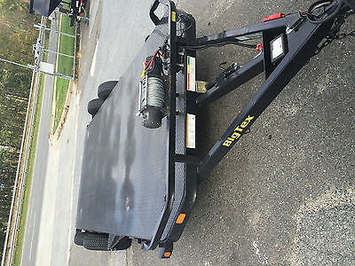Other Makes : BIG TL G LIKE NEM 2014 black big texas trailer to transport cars 70 dm 7 x 18 7 k with winch 12 k