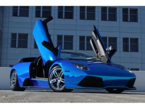 Lamborghini : Murcielago LP640 2008 lamborghini murcielago lp 640 20 k in upgrades new tires chrome blue wrap