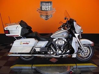 Harley-Davidson : Touring 2009 used two tone silver white harley electra glide ultra classic flhtcu