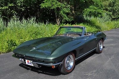 Chevrolet : Corvette Highly Documented 1967 corvette convertible air conditioning documented fantastic investment
