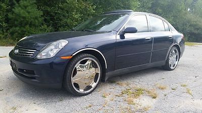 Infiniti : G 35x 2004 infiniti g 35 x luxury sedan 4 door awd