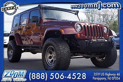 Jeep : Wrangler 4WD 4dr Unlimited Sahara 07 jeep wrangler sahara 4 dr 6 speed manual lifted wench cb radio air suspension