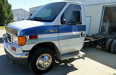 Ford : E-Series Van Chassis 2007 used turbo 6.0 v 8 automatic powerstroke diesel cab chassis box flatbed e 450