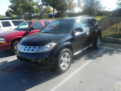 Nissan : Murano S Sport Utility 4-Door 2005 nissan murano s sport utility 4 door 3.5 l black on black