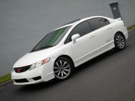 Honda : Civic Si SEDAN Si SEDAN 6 SPEED MANUAL DOHC I-VTEC WHITE/BLACK SUNROOF REBUILT TITLE