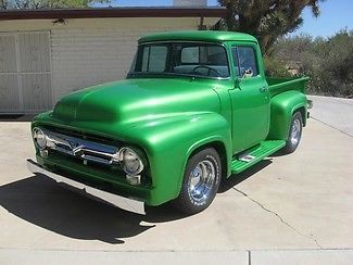 Ford : F-100 Pickup 1956 ford f 100 classic pickup truck professional restoration with 580 miles