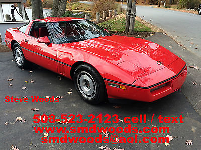 Chevrolet : Corvette c4 1987 chevrolett corvette 46 000 miles manual shift remarkable shape