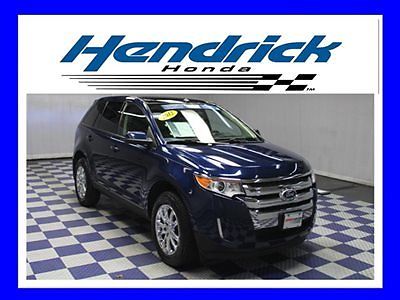 Ford : Edge 4dr SEL FWD 2 wd hendrick certified one owner lthr chrome wheels backup camera sync cd