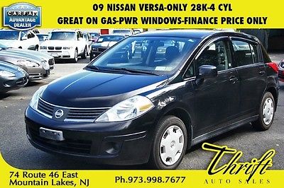 Nissan : Versa 1.8 S 09 nissan versa only 28 k 4 cyl great on gas pwr windows finance price only