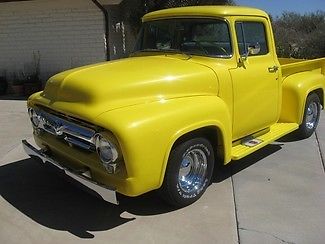 Ford : F-100 Pickup 1956 ford f 100 classic pickup truck professional restoration with 385 miles