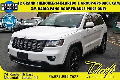 Jeep : Grand Cherokee Laredo Altitude 12 grand cherokee 34 k laredo e group gps back cam pano roof finance price only