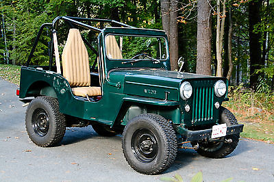 Willys : CJ3B 2 seater 1953 willys cj 3 b completely restored almost no miles since complete rebuild
