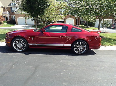 Ford : Mustang SVT Cobra 2014 mustang gt 500 shelby svt ruby red with alcoa wheels ricaros track package