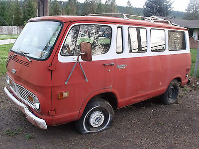 Chevrolet : G20 Van deluxe 1969 chevy sportsman custom barn find van