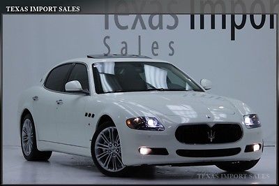 Maserati : Quattroporte S,4.7L V8,WHITE/TAN,SERVICED 2012 quattroporte s 4.7 l v 8 12 k miles white tan 1.99 financing