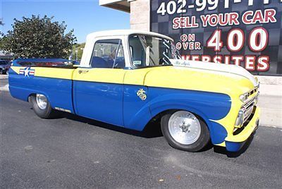 Ford : F-100 Short Bed 1966 ford f 100 short bed blue angels marines tribute pro street custom truck