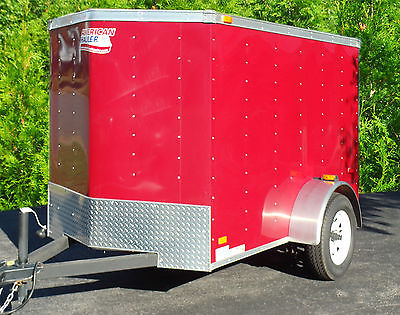 American Hauler Utility Trailer 2011 Almost Pristine Condition, Little Used, Red